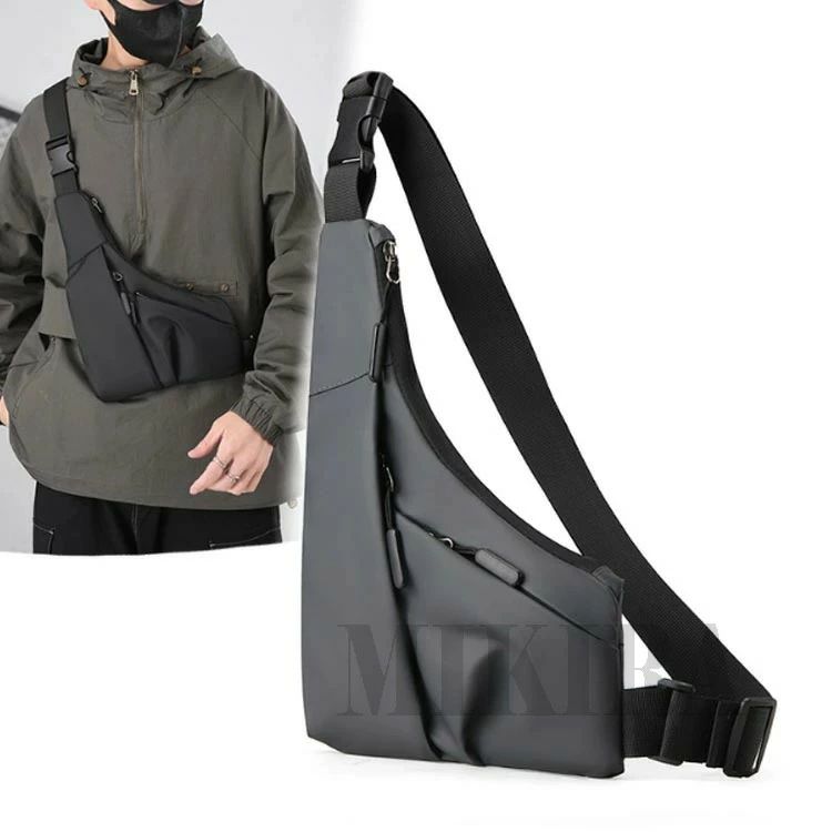 自転車 バッグ 男性 ショルダーバッグ ボディバッグ チェストバッグ スポーツ 斜め掛けバッグ メンズ ウエストポーチ 超薄型 防水 旅行 盗難防止 サイクリング 多機能 ボディバッグ 軽量 トラベルポーチ