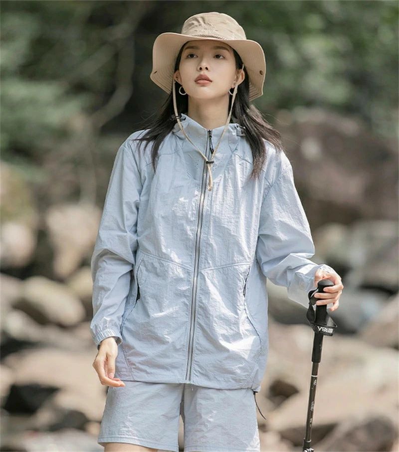 日焼け止め服 フード付き 紫外線対策 夏用 レディース メンズ 薄手 ジャケット軽量 パーカー 長袖 UV対策 UVカットパーカー 通勤 アートドア 春夏秋新作 トップス 日焼け対策