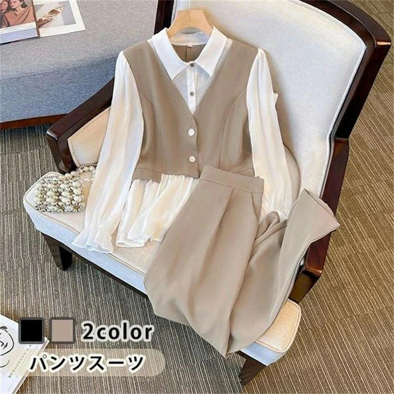 パンツスーツ レディース おしゃれ 入学式 入園式 ママスーツ パンツ かっこいい 卒園式 卒業式 スーツ..