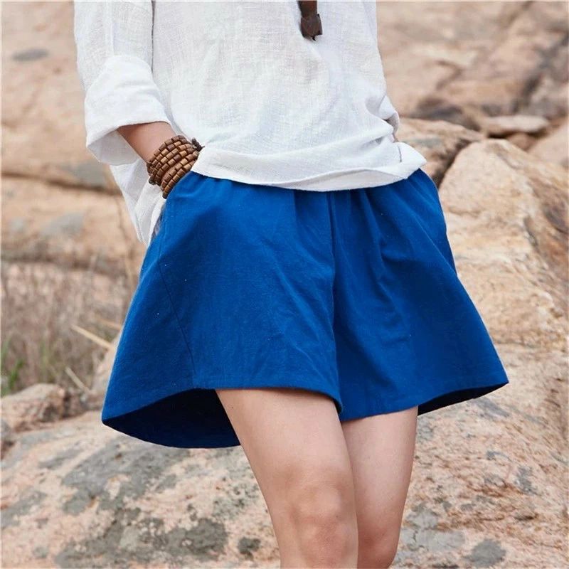 ショートパンツ ショート レディース ワイド Aライン イージーパンツ ハーフパンツ...