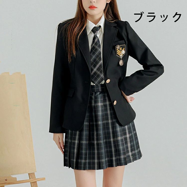 （ブレザー単品）【ワッペンおまけ】制服 ブレザー 女子 スクールブレザー 紺 学生制服 送料無料【全5色】スクール 長袖 ブレザー 制服 ジャケット 学生 高校 通学 女子 人気 入学 高校 中学 高校生 お受験 結婚式 発表会 学生服 ネイビー グレー 緑 グリーン S M L XL 2XL