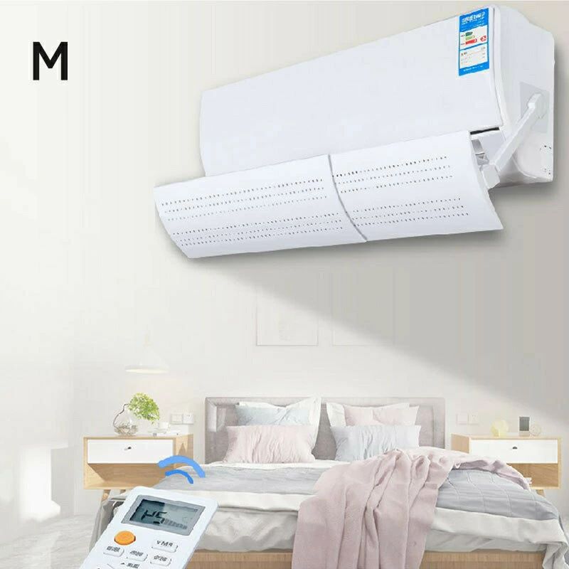 エアコン風よけカバー 風除け 風向き 風向調整 伸縮 角度 調節可能 冷房 暖房 取り付け簡単 快適 風避け 直撃風 直風対策