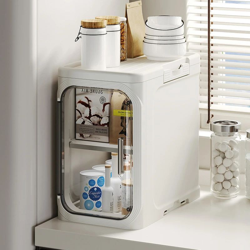 隙間収納 折り畳み キッチンストッカー スリム 隙間収納 多段 キャスター付き 調味料 取っ手付き 台所 収納キャビネット 収納ワゴン 大容量 食器棚 靴箱 防塵 キッチンストッカー 洗面所 磁気吸収ドア キッチンワゴン 隙間ストッカー キッチン収納 キッチン 仕切り板付き