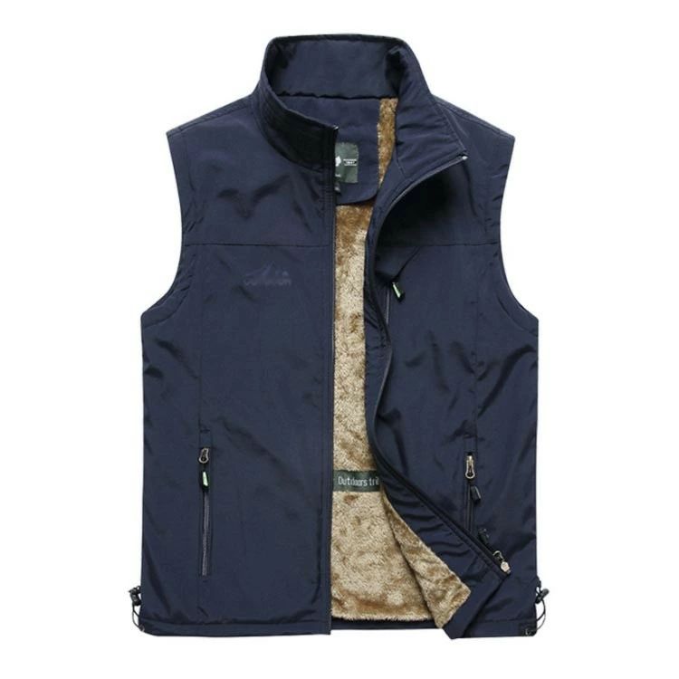 イ コート ゴルフウェア メンズ カメラマン カジュアル スポーツベスト ナイロンベスト 裏ボア ベスト ジャケット ウィンドブレーカー 裏起毛 アウトドア お釣りベスト 2