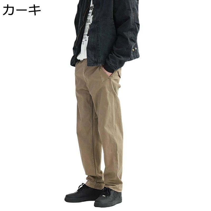 ハイストリート アウトドア カーゴパンツ ルーズ ゆったり ストレート 通気 カジュ...