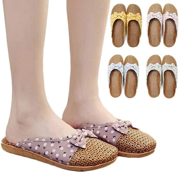 Other - おしゃれ かわいい 静音 スリッパ レディース 蒸れない 部屋用 夏サンダル 籐スリッパ 涼しい 夏 静音 田舎風 ルームシューズ 軽量 レディース 来客用 ナチュラル サンダル 室内履き
