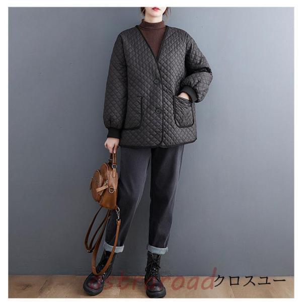 ジャケット ゆったり レディース 冬 代 中綿ジャンパー コート 秋冬 アウター 代 あったか暖かい 代 中綿コート 代 軽い キルティングコート 2