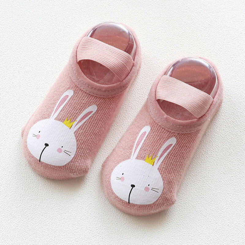 ベビーソックス 赤ちゃん靴下 2足セット 0〜1歳用 ピンク ブラウン うさぎ くま 訳あり 2