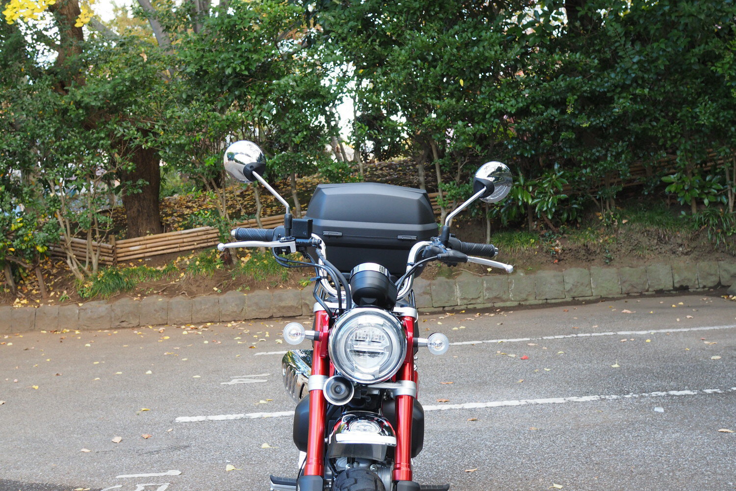 楽天市場 モンキー125用リアキャリア 32リッターリアボックスセット バイクパーツのワールドウォーク