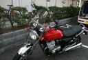 1年保証付 メンテナンスクロス付!CB400FOUR 汎用ウインドスクリーン ウインドプロテクターS クリア スモーク