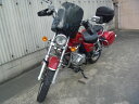 1年保証付 メンテナンスクロス付!GZ125HS 汎用大型スクリーン バイザー シールド 風防 クリア スモーク