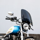 1年保証付 メンテナンスクロス付!ハーレー XL1200R ロードスター スポーツスター 適合 汎用 大型 スクリーンクリア スモーク ウインドスクリーン 風防 バイザー シールド バイク