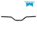 1年保証付 送料無料 22.2mm バーハンドル wh-6-2汎用 バーハン ハンドル 22.2φ ノーマルグリップ スチール アルミ削り出し 日本製 ワールド...