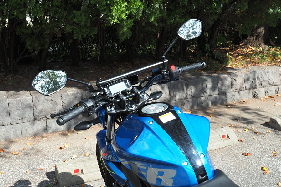 国産 1年保証付 マルチガジェットマウントバー ジクサー GIXXER用 スマホ ホルダー 取付 ナビマウント アクセサリーバー worldwalk-10010009 バイクパーツのワールドウォーク サンプル画像2
