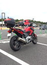 1年保証付 NC700X対応 リアボックス トップケース 汎用 フォーカラーレンズ リアボックス 43L フラップ式 お買い物マラソン 開催