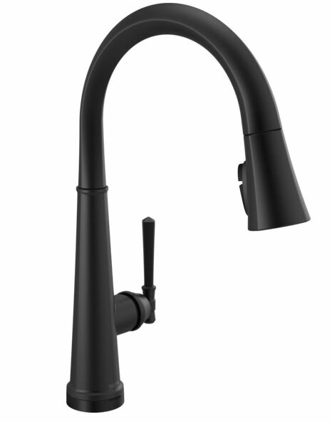 DeltaSingle Handle Pull Down Kitchen Faucet With Touch2O TechnologyMatte Black