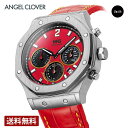 【レビュー特典あり】【ブランド直営店】MFゴースト 赤羽海人 エンジェルクローバー ANGEL CLOVER フェラーリ 488 GTB メンズ 腕時計 EVS43MFGFR 時計 10気圧防水