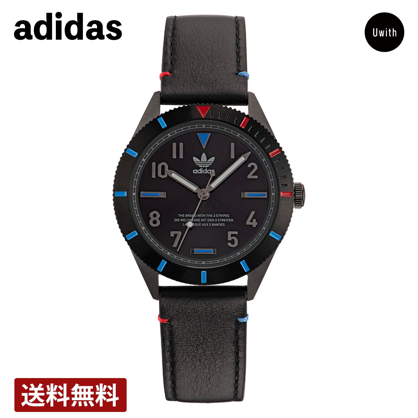 アディダス 腕時計 ＼お買い物マラソンP10倍／【公式代理店】adidas アディダス 腕時計 EDITION THREE クォーツ ブラック AOFH22506