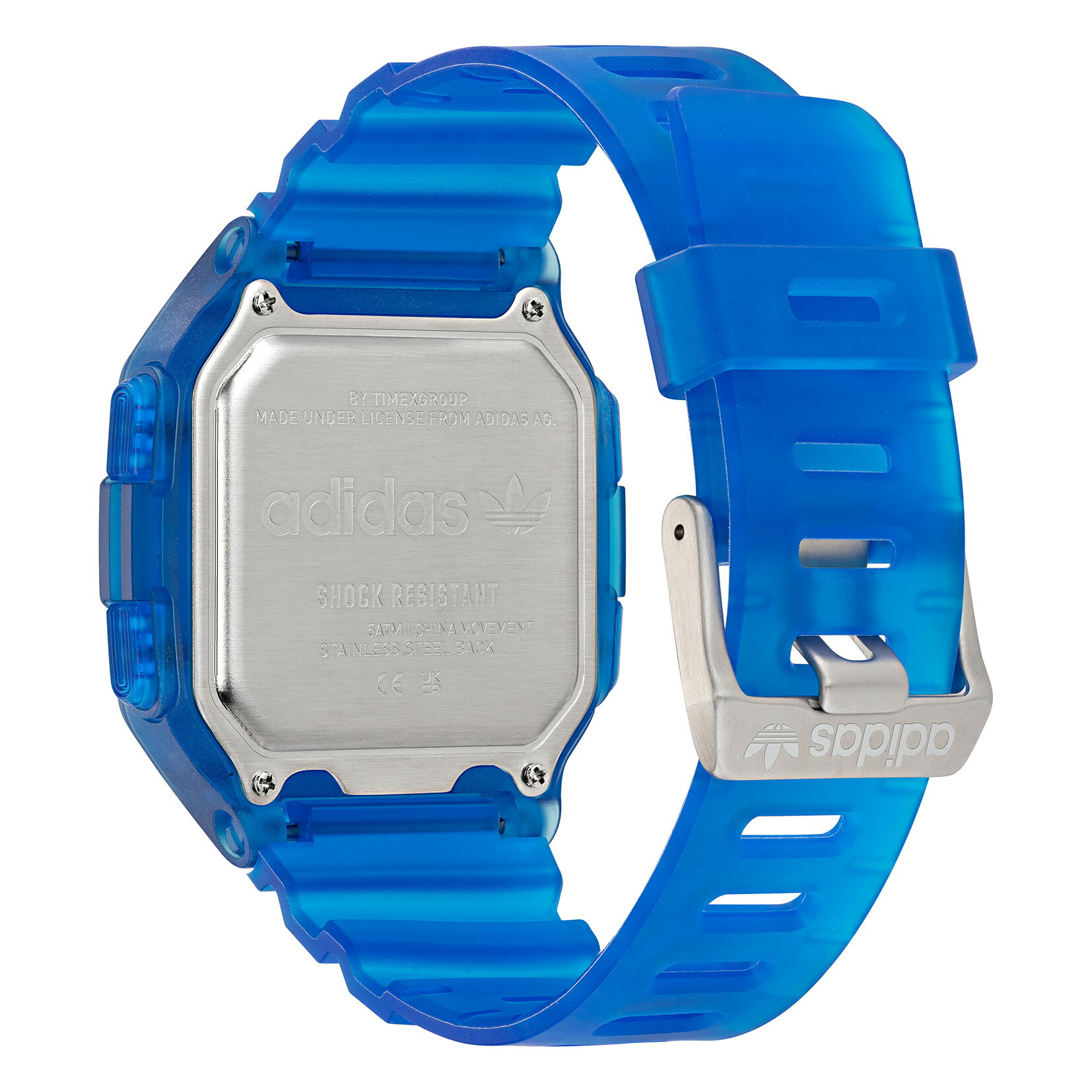 【レビュー特典あり】【正規販売店】アディダス adidas メンズ レディース デジタル 腕時計 DIGITAL ONE GMT デジタルワン ブルー AOST22047 クォーツ 時計 5気圧防水