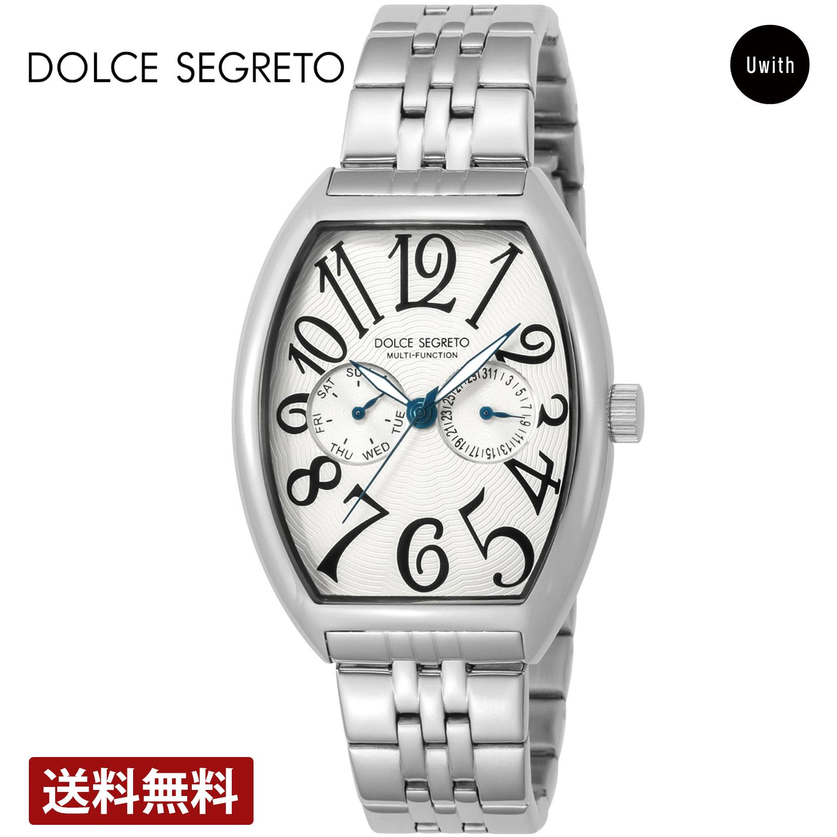 ＼期間限定P10倍／【公式ストア】DOLCE SEGRETO ドルチェ セグレート メンズ腕時計 MFK100 クォーツ シルバー MFK100SV ブランド 時計 男性 正規品