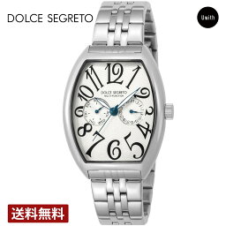 【公式ストア】DOLCE SEGRETO ドルチェ セグレート メンズ腕時計 MFK100 クォーツ シルバー MFK100SV ブランド 時計 男性 正規品