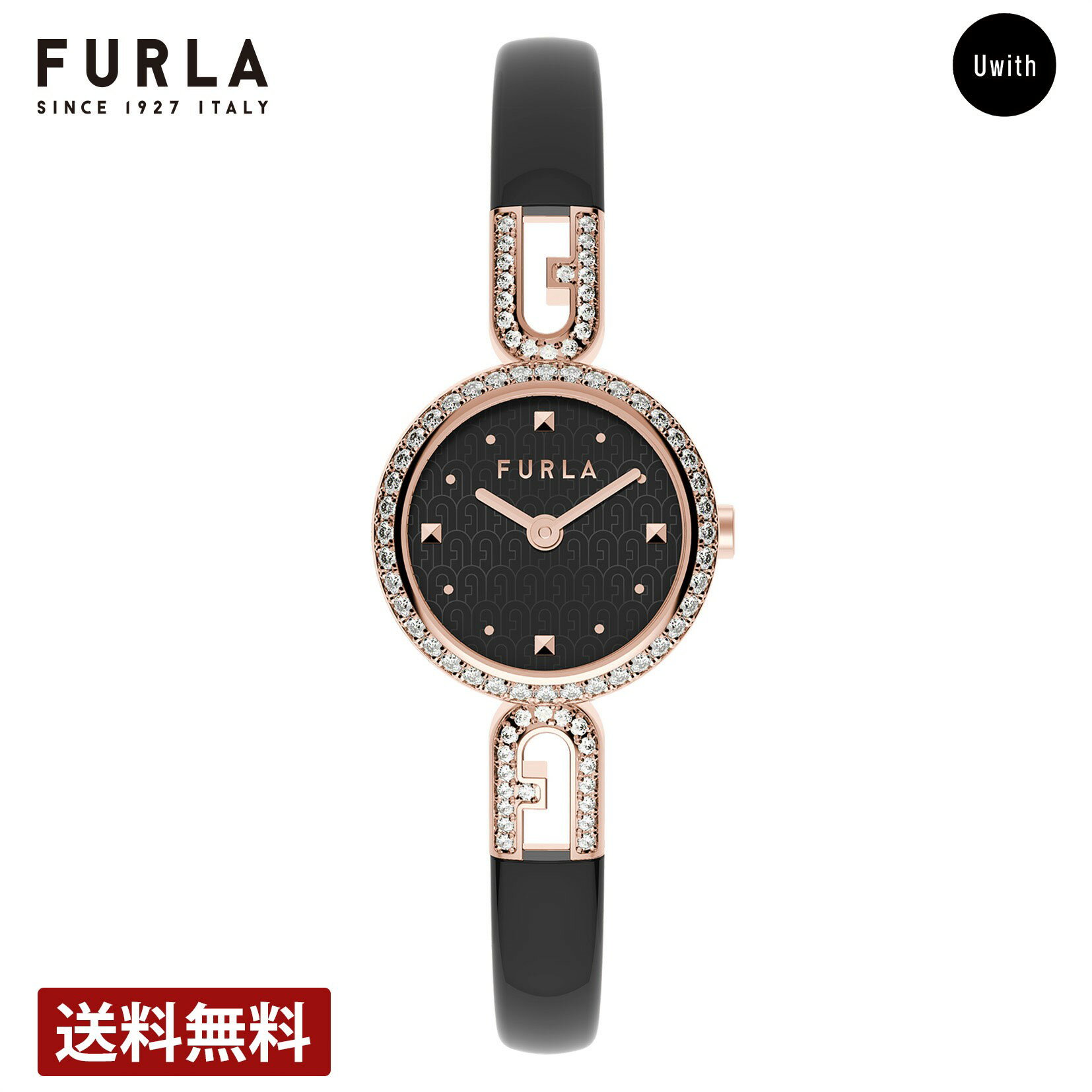 【公式ストア】FURLA フルラ レディース 腕時計 FURLA BANGLE クォーツ ブラック WW00010004L3 ブランド 時計 プレゼント 女性 ギフト