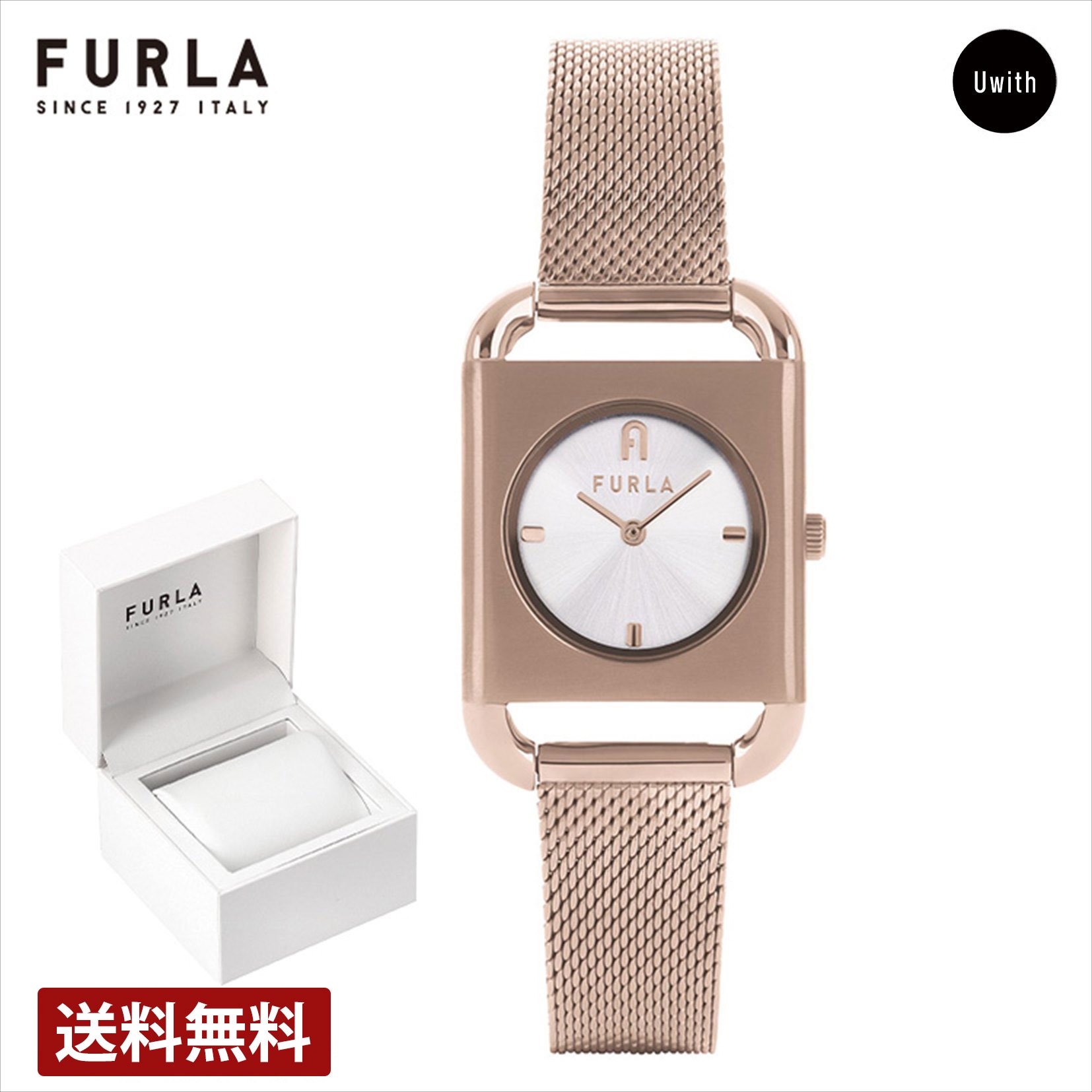 ＼期間限定P10倍／【公式ストア】《2024年春夏新作》FURLA フルラ レディース 腕時計 FURLA ARCO SQUARE クォーツ シルバー WW00017014L3 ブランド 時計 プレゼント 女性 ギフト