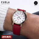 【トートバッグプレゼント】【ポイント10倍】 フルラ FURLA 腕時計 イージーシェイプ ホワイト WW00024024L2 クォーツ 日常生活防水 レザーレ...