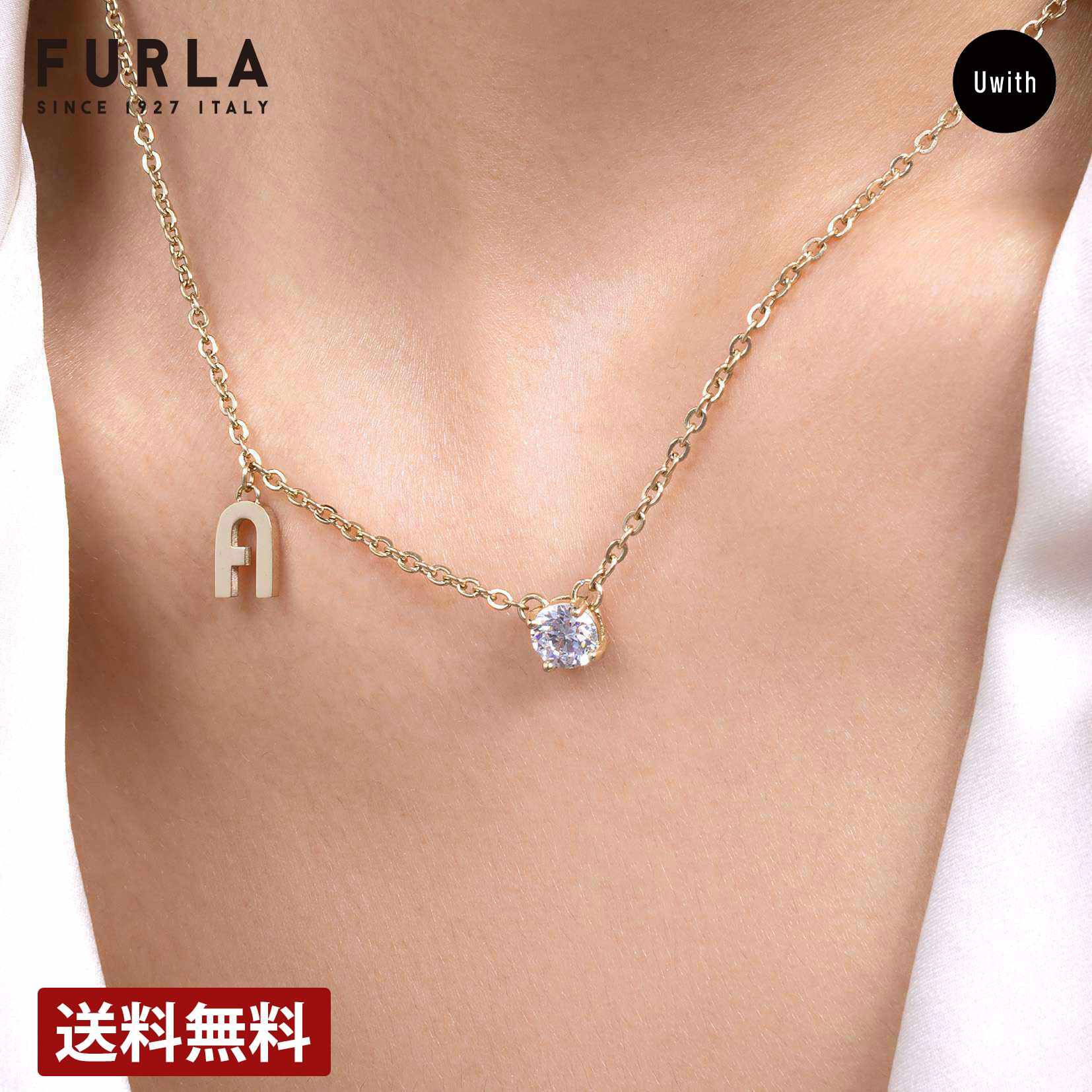 ＼お買い物マラソンP10倍／【公式ストア】FURLA ACCESSORY フルラ ネックレス FURLA SPARKLING NECKLACE - FJ1002NTU人気 ギフト プレゼント 記念日 大人 かわいい