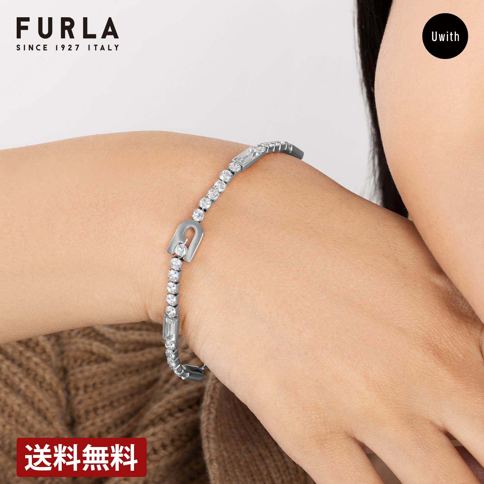 ＼お買い物マラソンP10倍 ★5/16まで／【公式ストア】FURLA ACCESSORY フルラ ブレスレット バングル FURLA SPARKLING BRACELET - FJ2004BTU人気 ギフト プレゼント 記念日 大人 かわいい