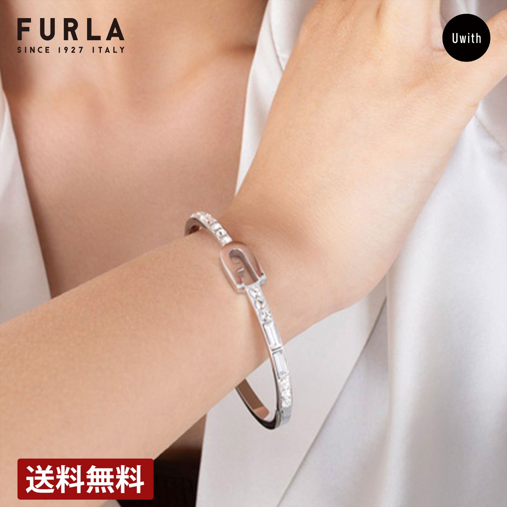 ＼お買い物マラソンP10倍 ★5/16まで／【公式ストア】FURLA ACCESSORY フルラ ブレスレット バングル FURLA SPARKLING BANGLE - FJ2021BTL人気 ギフト プレゼント 記念日 大人 かわいい