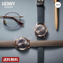 ＼ワンダフルデーP5倍／【公式ストア】HENRY LONDON ヘンリーロンドン 腕時計 APPLE LEATHER クォーツ グレー HL34-LS-0424-AL ブランド イギリス 時計