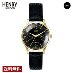 【公式ストア】HENRY LONDON ヘンリーロンドン レディース腕時計 WESTMINSTER クォーツ ブラック HL34-MS-0440 ブランド イギリス 時計