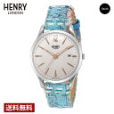 【ポイント10倍】【ブランド直営店】ヘンリーロンドン HENRY LONDON メンズ レディース 腕時計 シルバー レザー ベルト HL39CSSZ7474 クォーツ 時計 日常生活防水 レザー ペアウォッチ カップル プレゼント