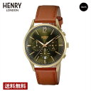 ＼ワンダフルデーP5倍／【公式ストア】HENRY LONDON ヘンリーロンドン 腕時計 CHISWICK クォーツ グリーン HL41CM0108-LBR ブランド イギリス 時計