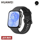 【正規販売店】ファーウェイ HUAWEI スマートウォッチ HUAWEI FIT3 ブラック SOLO-B09S-BK 睡眠 ストレス 管理 心拍数 血中酸素