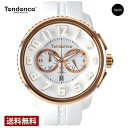 【レビュー特典あり】【ブランド直営店】テンデンス TENDENCE メンズ レディース 腕時計 ガリバー ラウンド 50mm TG046014 ホワイト クォーツ 時計 ブランド 10気圧防水