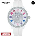 テンデンス ＼お買い物マラソンP10倍／【公式ストア】TENDENCE テンデンス 腕時計 ガリバーレインボー クォーツ レディース ホワイト TG930107R 4年保証