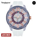 \ポイント10倍/【公式ストア】 テンデンス TENDENCE メンズ レディース 腕時計 キングドーム 50mm TY023003 ホワイト クォーツ 時計 ...