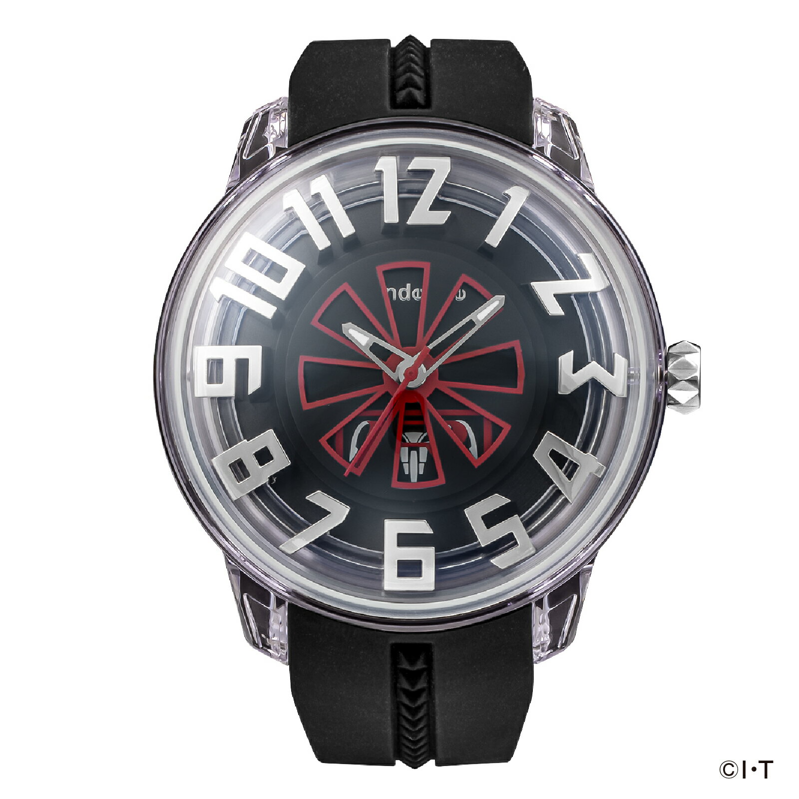 乐天商城 - 【予約受付中】【レビュー特典あり】【ブランド直営店】TENDENCE 仮面ライダー1号55周年記念コラボレーション クォーツ ブラック TY023019 時計 腕時計 ブランド