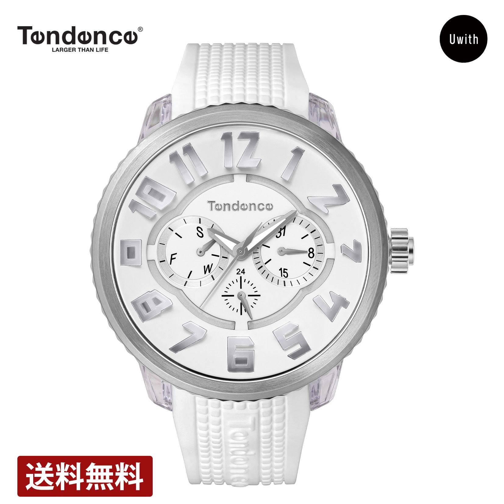 【レビュー特典あり】【ブランド直営店】テンデンス TENDENCE メンズ レディース 腕時計 フラッシュ ホワイト クロノ TY562002 ホワイト クォーツ 時計 ブランド 10気圧防水 シリコン