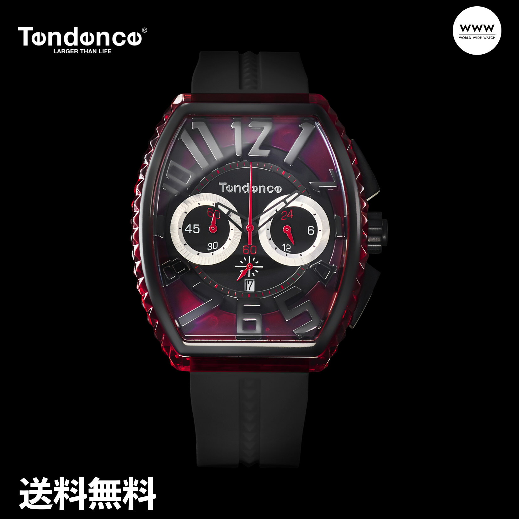 テンデンス ＼期間限定P10倍／【公式ストア】TENDENCE テンデンス 腕時計 PIRAMIDE クォーツ ブラック TY860002-BK 4年保証