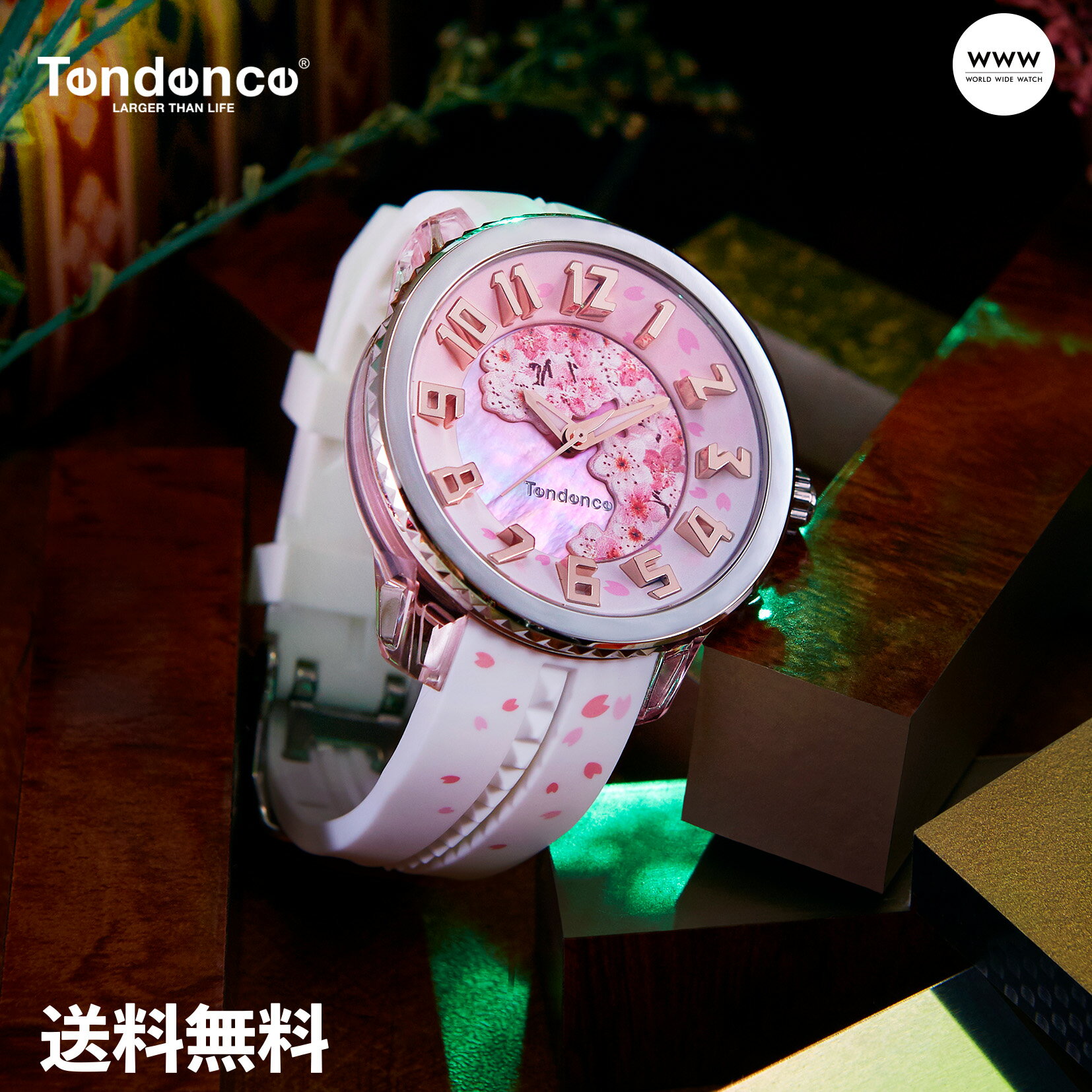 【公式ストア】TENDENCE テンデンス 腕時計 JAPAN ICON ジャパンアイコン 桜 SAKURA ピンク TY930068 レディース 4年保証