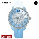 【ポイント10倍】【ブランド直営店】テンデンス TENDENCE レディース 腕時計 クレイジー ミディアム 42mm TY930110S ブルー クォーツ 時...