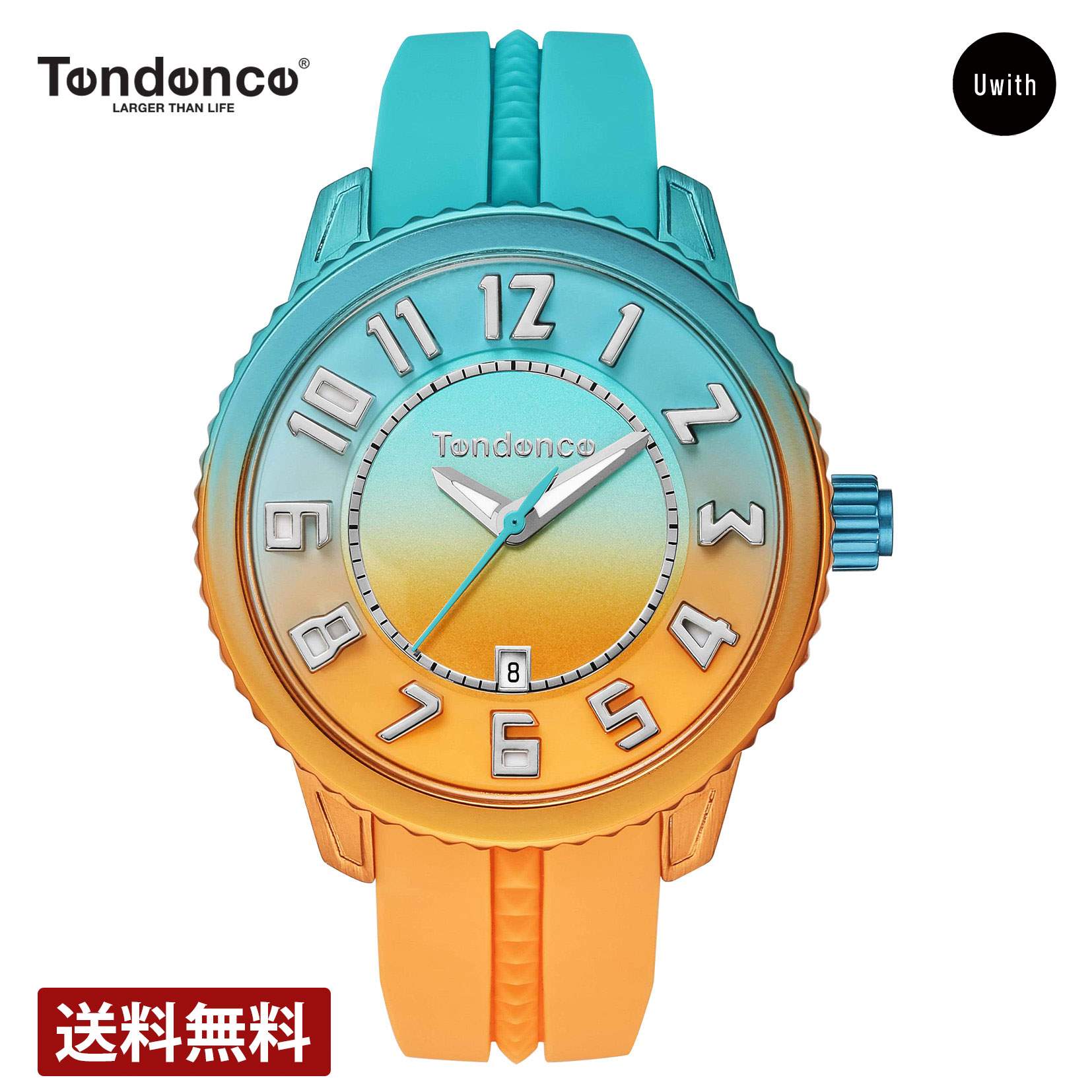 【公式ストア】TENDENCE テンデンス 腕時計 ディカラーミディアム クォーツ レディース オレンジ×エメラルドグリーン TY933002 4年保証