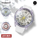\GW限定P10倍/【公式ストア】 テンデンス TENDENCE 腕時計 KINGDOME 4年保証 メンズ レディース ホワイト / シルバー TY02300...