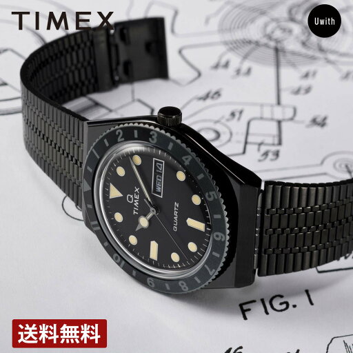 【レビュー特典あり】【ブランド直営店】TIMEX タイメックス Q TIMEX 腕時計 メンズ TIMEX TW2U61600 ブラック クォーツ 時計 50M防水 【レビュー特典あり】【ブランド直営店】TIMEX タイメックス Q TIMEX 腕時計 メンズ TIMEX TW2U61600 ブラック クォーツ 時計 50M防水