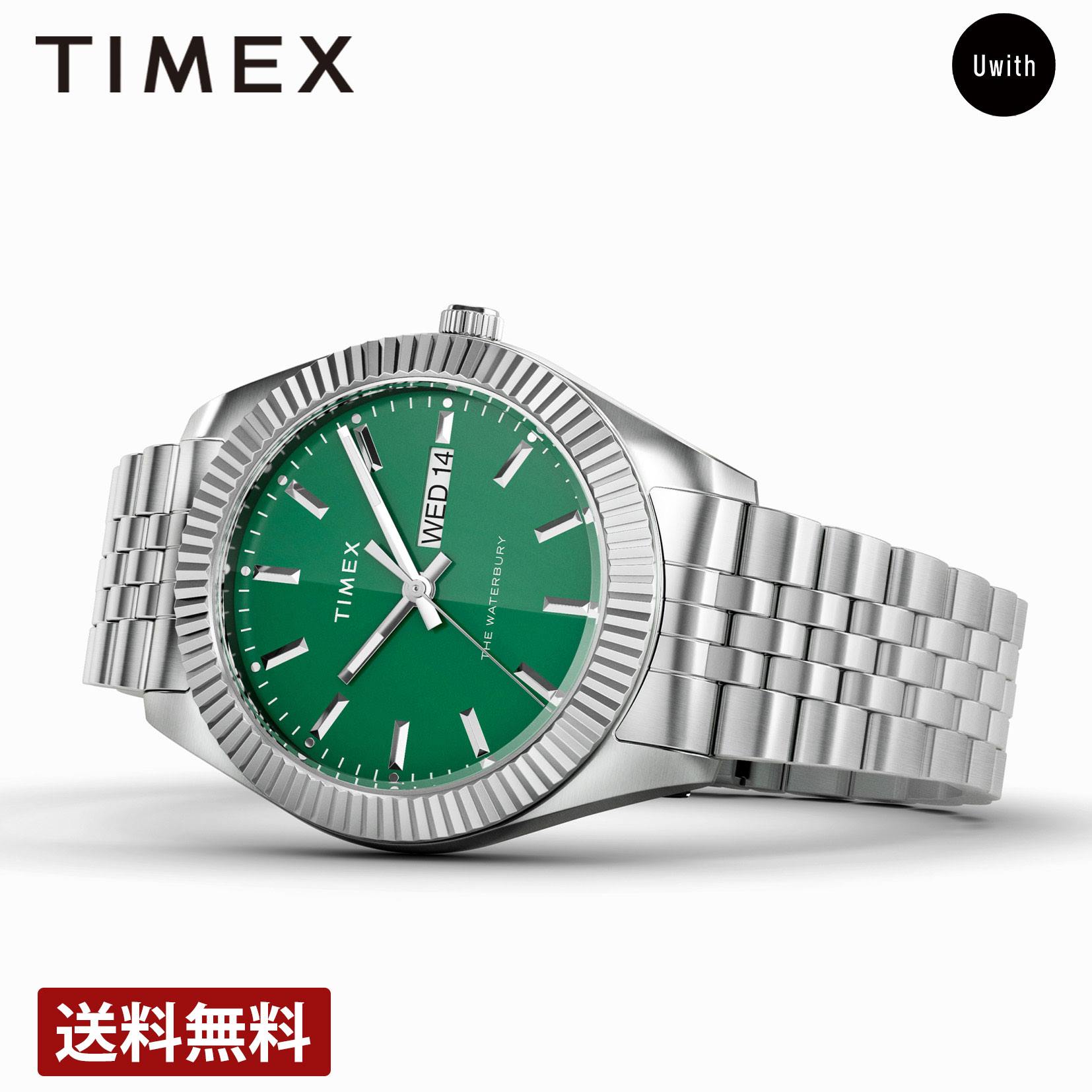 楽天Uwith楽天市場店＼期間限定P10倍／【公式ストア】TIMEX タイメックス ウォーターベリー レガシー クォーツ グリーン TW2V18100 時計 人気 ブランド