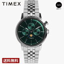 【レビュー特典あり】【ブランド直営店】TIMEX タイメックス マーリン ムーンフェイズ マルチファンクション クォーツ メンズ、レディース グリーン TW2Y09900 時計 腕時計 ブランド