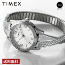 【レビュー特典あり】【ブランド直営店】TIMEX タイメックス ストレッチバングル シルバー クォーツ メンズ、レディース シルバー TW2V69600 時計 腕時計 ブランド